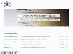 Sites similar to open-power-system-data.org