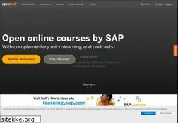 Sites similar to open.sap.com