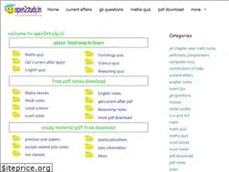 Sites similar to open2study.in