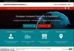 Sites similar to openaeuropeancompany.com