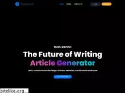 Sites similar to openaidavinci.com