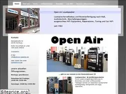 Sites similar to openair-speaker.de