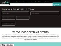 Sites similar to openairevents.com.au