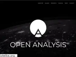 Sites similar to openanalysis.net