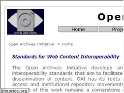 Sites similar to openarchives.org