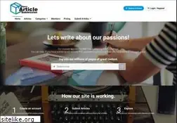 Sites similar to openarticlesubmission.com