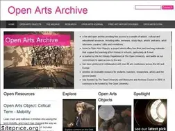 Sites similar to openartsarchive.org