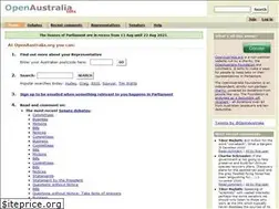 Sites similar to openaustralia.org.au