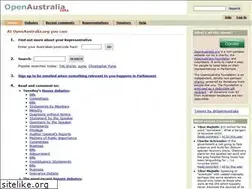 Sites similar to openaustralia.org
