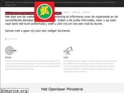 Sites similar to openbaarministeriesuriname.org