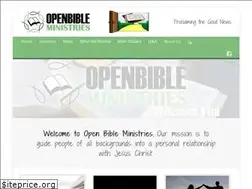 Sites similar to openbibleministries.net