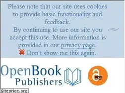 Sites similar to openbookpublishers.com