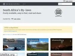 Sites similar to openbylaws.org.za