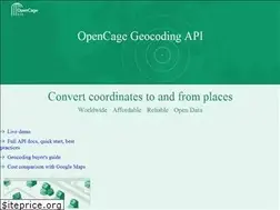 Sites similar to opencagedata.com