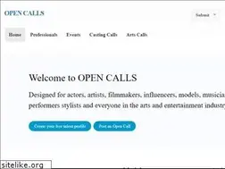 Sites similar to opencalls.com