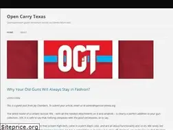 Sites similar to opencarrytexas.wordpress.com