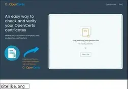 Sites similar to opencerts.io