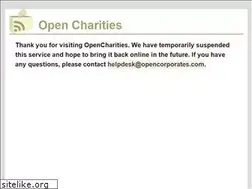 Sites similar to opencharities.org