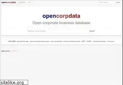 Sites similar to opencorpdata.com