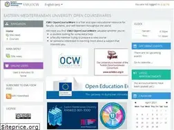 Sites similar to opencourses.emu.edu.tr