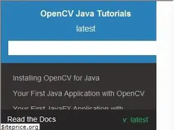 Sites similar to opencv-java-tutorials.readthedocs.io