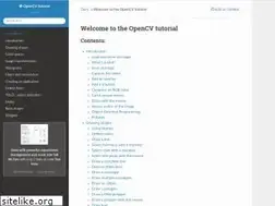Sites similar to opencv-tutorial.readthedocs.io