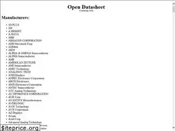 Sites similar to opendatasheet.com