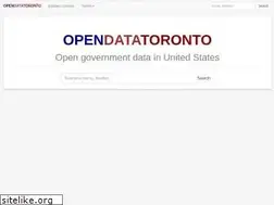 Sites similar to opendatatoronto.com