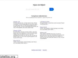 Sites similar to opendebijbel.nl