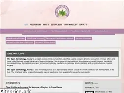 Sites similar to opendermatologyjournal.com