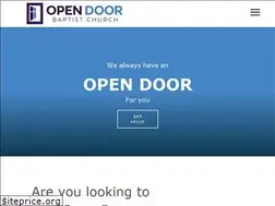 Sites similar to opendoorbaptist-cb.com
