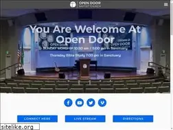 Sites similar to opendoorbaptist.com