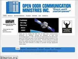 Sites similar to opendoorcommin.org