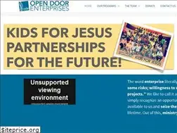 Sites similar to opendoorenterprises.org