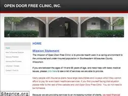 Sites similar to opendoorfreeclinic.org