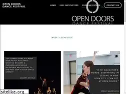 Sites similar to opendoorsdancefestival.com