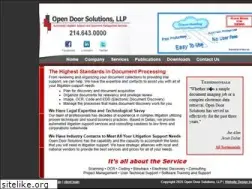 Sites similar to opendoorsolutions.com