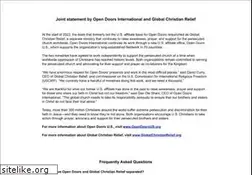 Sites similar to opendoorsusa.org