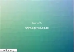 Sites similar to opened.co.za