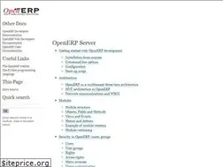 Sites similar to openerp-server-v7.readthedocs.io
