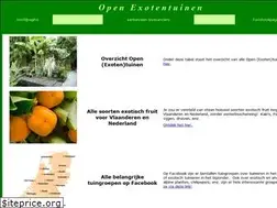 Sites similar to openexotentuinen.be