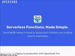 Sites similar to openfaas.com