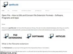 Sites similar to openfile.club