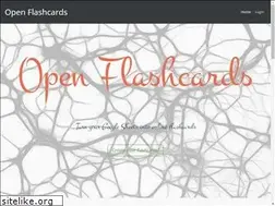 Sites similar to openflashcards.com