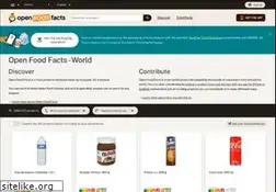 Sites similar to openfoodfacts.org