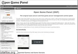 Sites similar to opengamepanel.org