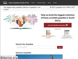 Sites similar to opengazettes.org.za