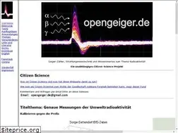 Sites similar to opengeiger.de