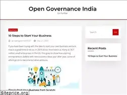 Sites similar to opengovernanceindia.org