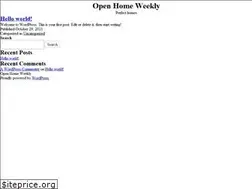 Sites similar to openhomesweekly.com